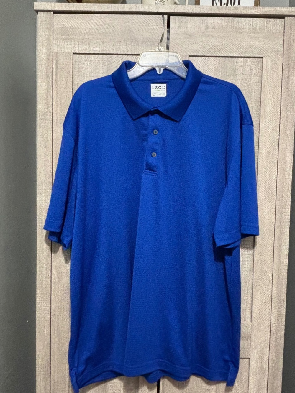 Men's XXL IZOD Golf Royal Blue Polo Shirt